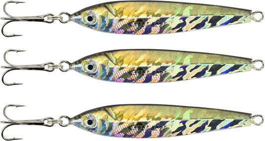 1.5oz-2.5oz Bullet Jig - 3 Pack - 4 Colors & 3 Weights to Choose from