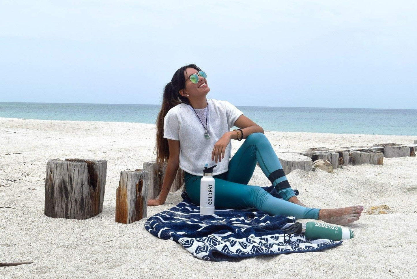 The Coldest Water Insulated Standard Mouth Size 2.0 - Hydro Sports Straw Cap Flip Top Lid - Multi-Compatible with Standard Flask Mouth Size Stainless Steel Water Bottles