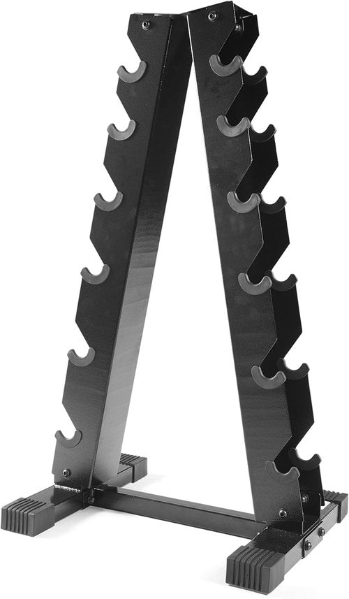 Heavy-Duty A-Frame Dumbbell Rack for Home Gym - CAP Barbell Storage Solution