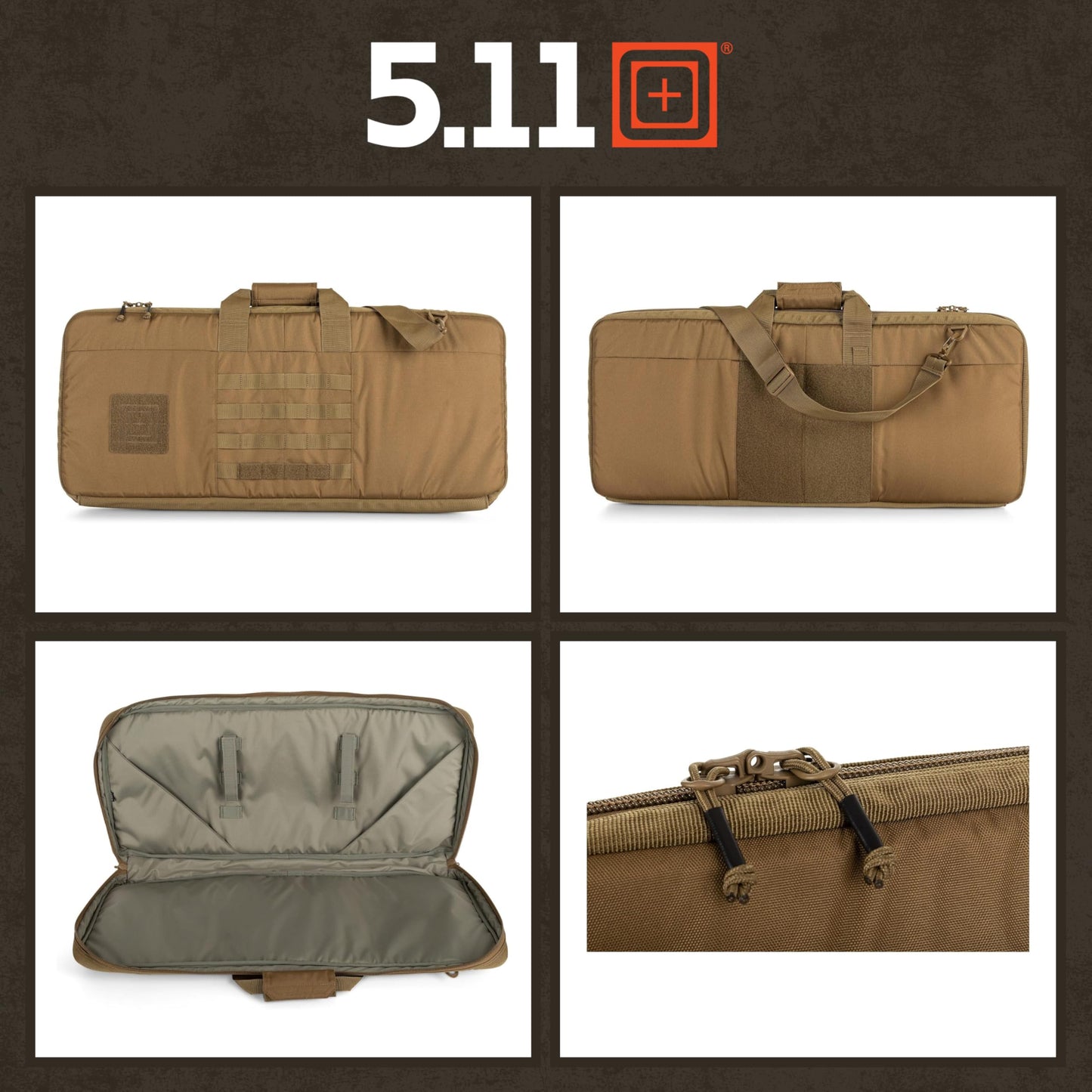 5.11 Tactical Single Soft Rifle Case Bag 28in, Style 56764, Kangaroo