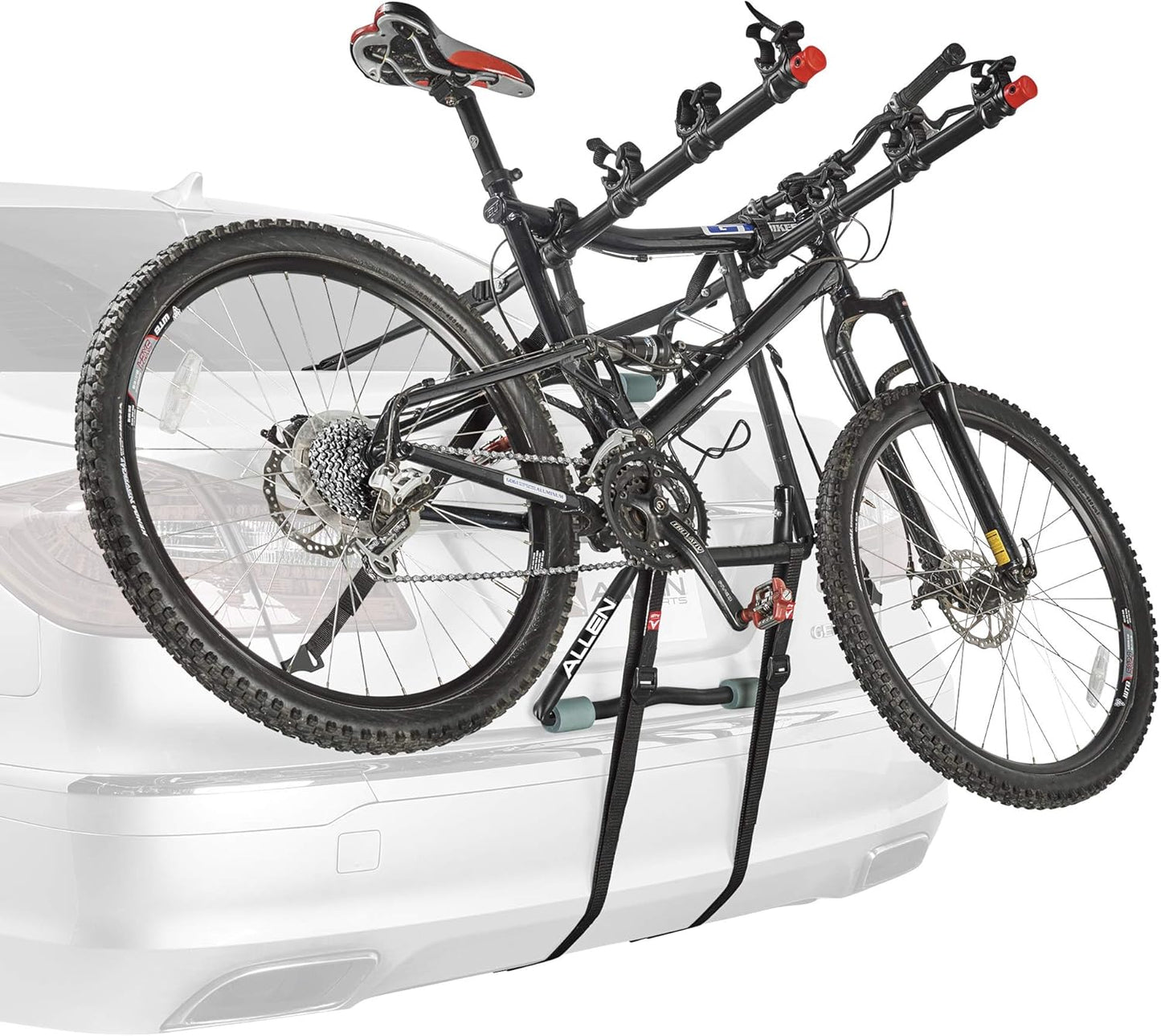 Allen Sports Deluxe 2-Bike Trunk Mount Rack, Model 102DN-R, Black