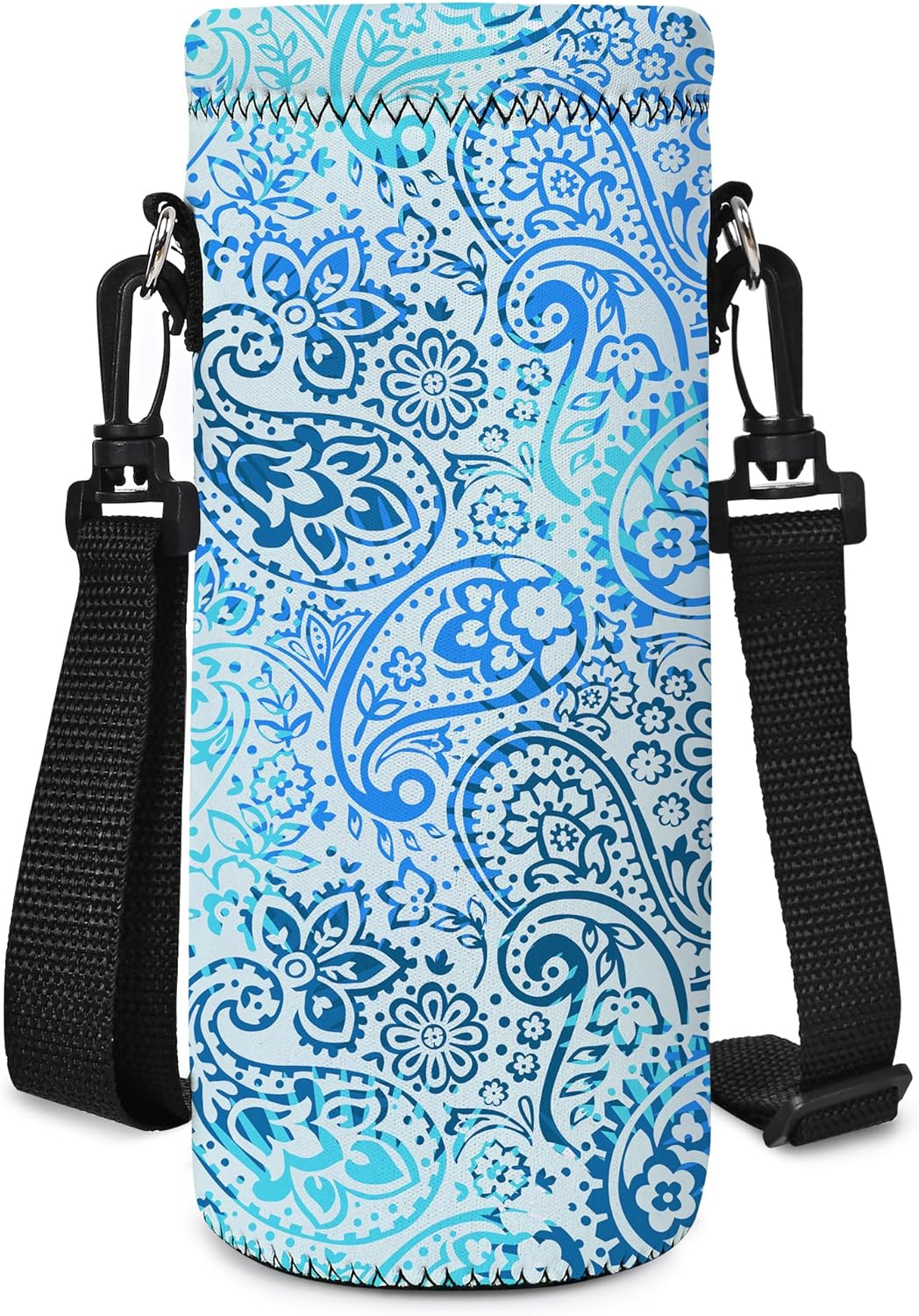 Insulated Neoprene Water Bottle Carrier | 24oz/32oz Sling Holder for Walking