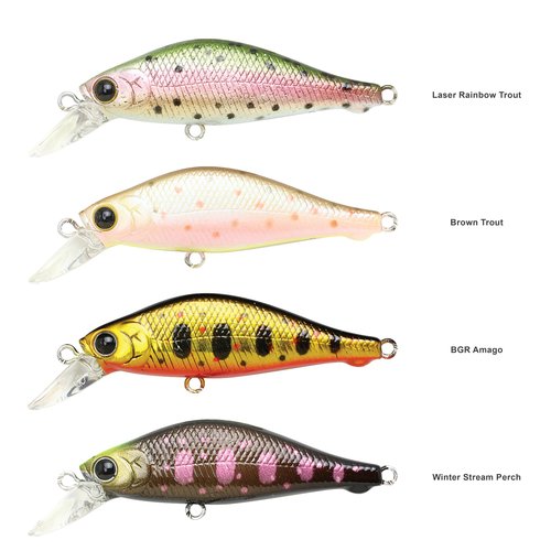 LUCKY CRAFT Fishing Lure Pointer 45S - Trout Lure, Jerkbait (276 Laser Rainbow Trout)