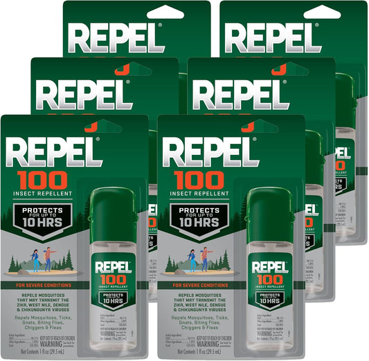 Repel 100 Insect Repellent, Repels Mosquitos, Ticks and Gnats, For Severe Conditions, Protects For Up To 10 Hours, 98% DEET (Pump Spray) 1 fl Ounce