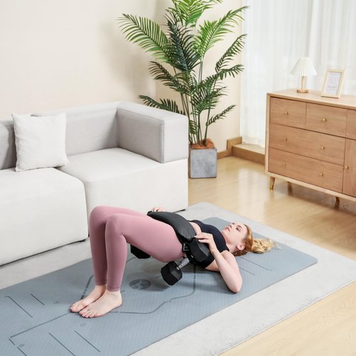 MIUONO Hip Thrust Belt, Dumbbell Hip Thrust Belt for Kettlebells or Grip Plates, Thicker Slip-Resistant Leather Glute Bridge Pad Machine for Booty Workout of Home Gym