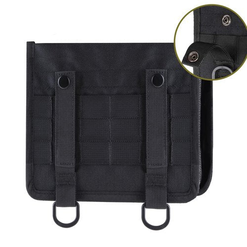 DCSZM Molle Admin Pouch,Tactical Tool Bag Nylon Water-Repellent Molle Pouches Include U.S Patch