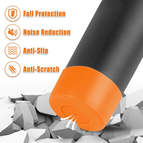 Mokoart Silicone Boot Compatible with Owala Kids Water Bottle 16/14 oz, Anti-Slip Rubber Bottom Protective Sleeve for Owala Kids FreeSip 16oz, Accessories for Owala Kids Flip 14oz (Orange)