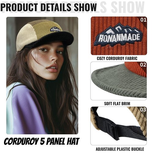 Croogo Casual Short Brim Baseball Cap Multi Color Trucker Dad Hats 5 Panel Snapback Hats Hip Hop Urban Fitted Hat,Brown-DOTB2