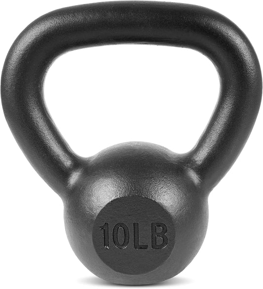 ProsourceFit Fit Solid Cast Iron Kettlebells Weights for Full Body Workout