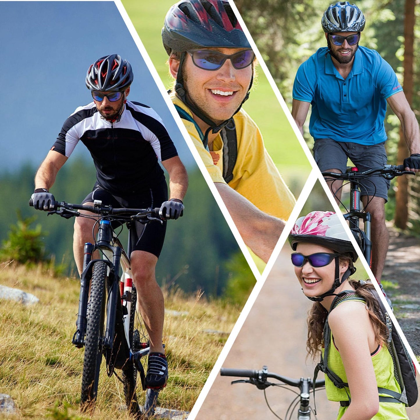 AEANU Day & Night Sunglasses 2-Pack for Women & Teens – Lightweight UV400 Mirrored and Yellow Lens Glasses for Outdoor, Driving, and Everyday Use