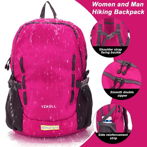 YZAOLL Ultra Lightweight Packable Bag 20L Foldable Backpack Water Resistant Daypack for Women Men Travel Hiking Backpack