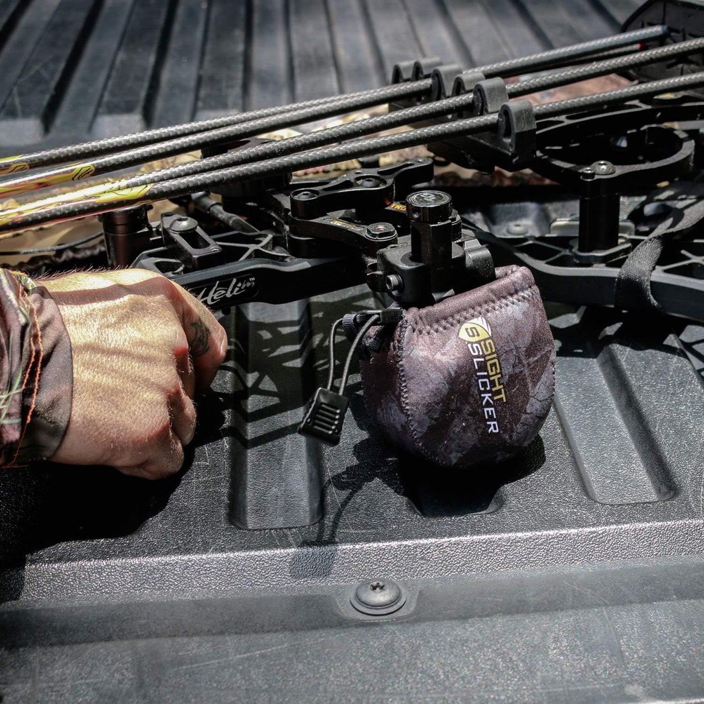 Sight Slicker - Protect Your Bow Sight with The Sight Slicker. Easy to Put on and Remove. Perfect for Archery Hunts.