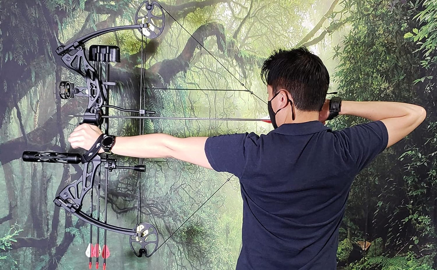 4-Arrow Quick Release Aluminum Bow Quiver - SAS Compact Design