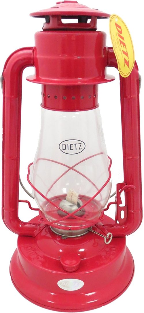 Dietz #80 Blizzard Hurricane Oil Lamp Burning Lantern Blue