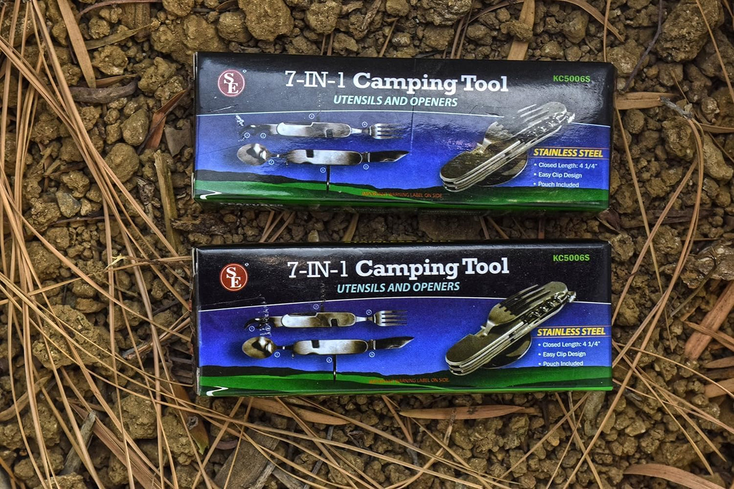 SE Survivor Series 7-IN-1 Multifunctional Camping Tool with Pouch - KC50 (2)