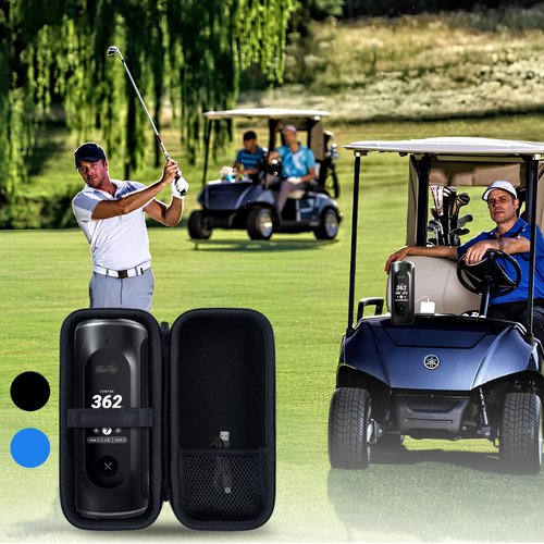 Lebakort Hard Case Compatible with Blue Tees Golf Player+ GPS Speaker (Navy Case)