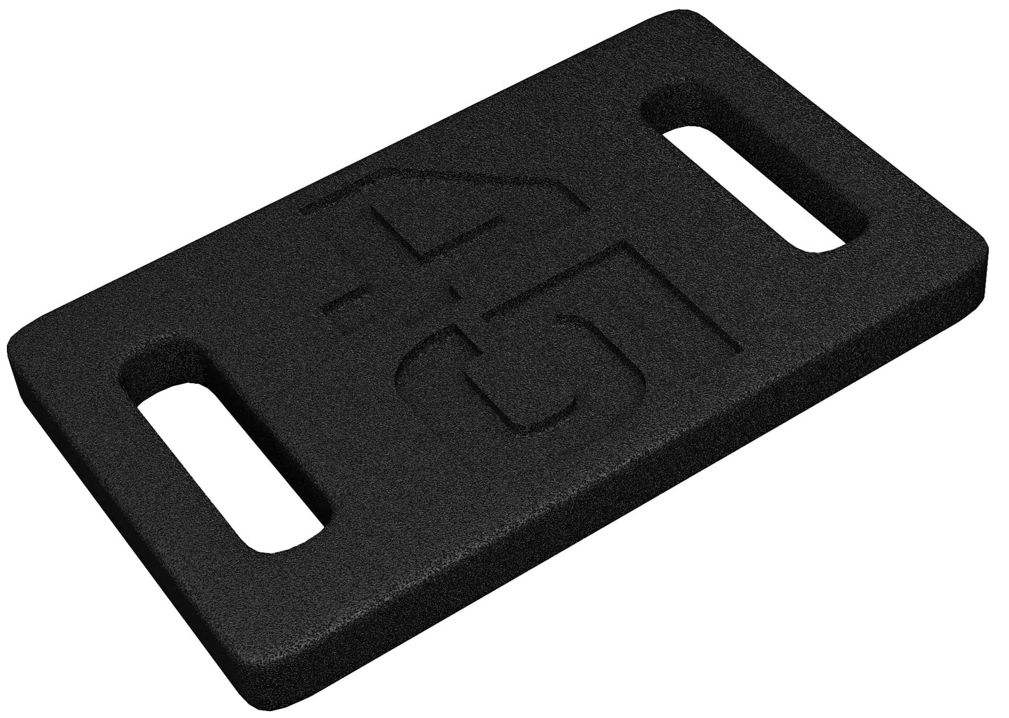 Fitvids Cast Iron Plate, Weighted Plate for Swings, Squat, Strength Training, Fitness Workout, and Home Exercises, 45-Pound