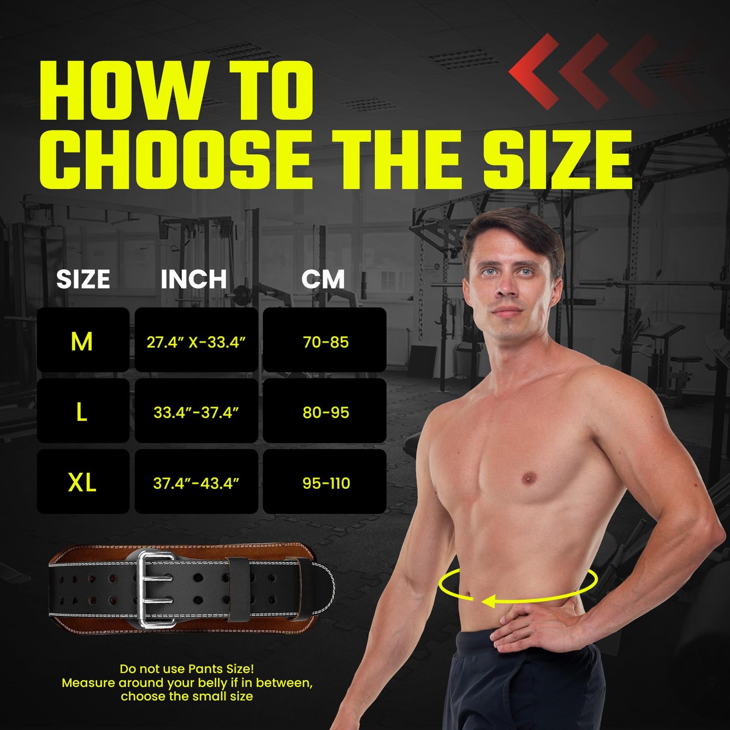 Genuine Leather Weight Lifting Belt With Free Wrist Wraps - 6 Inch Wide - PU Leather Gym Belt - Bodybuilding belts - Lumbar Back Support - Weight Lifting Belts for Men Father's Day & Women