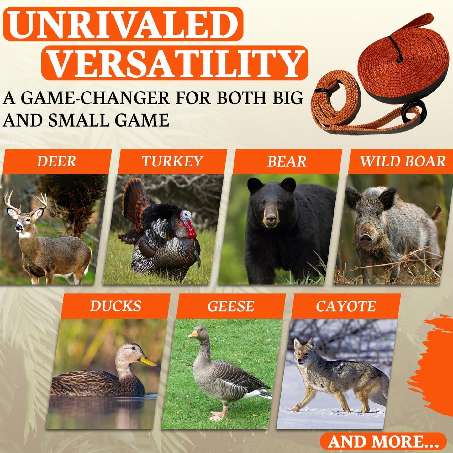 MULTUS Deer Drag Harness Quick and Easy to Use Hunting Gear for Deer Hunters