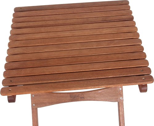 BYER OF MAINE, Pangean Folding Wooden Table, Easy to Fold and Carry Wooden Camp Table, Match Pangean Furniture, 20" L x 20" W x 22" H