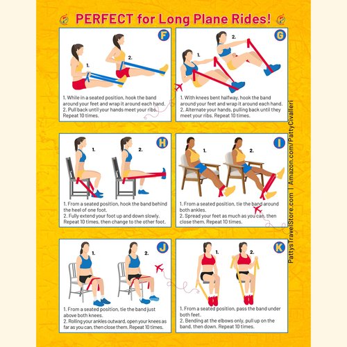 Latex-Free Resistance Bands Set (5 Bands) with Carry Bag & Bottle Holder | Travel Exercise Bands for Full Body Workouts | Workout Equipment | Exercise Equipment