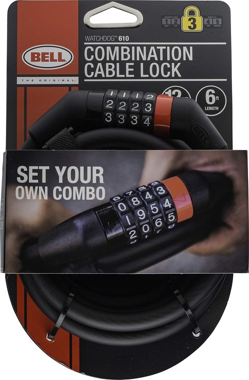 Bell Watchdog Cable Combo Locks for Bikes