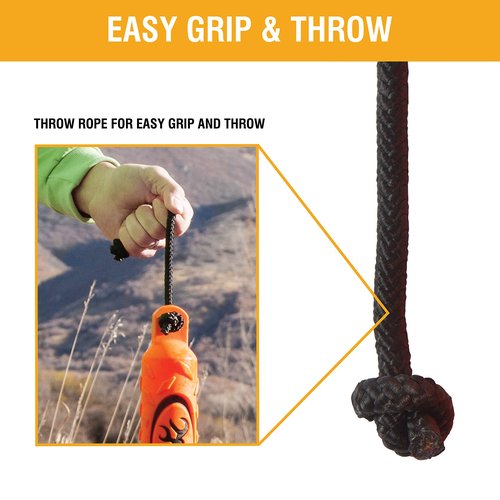 Browning Pet Hunting Durable Vinyl and Canvas Training Dummy, Fetch and Retrieval Tool, Vinyl (Orange), Large
