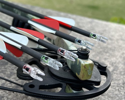 Reikawa G X H S GT Lighted Nocks for Arrows with .165 .204 .233 .244 .246 Light up Knocks Archery illuminocks Compound Bow LED Arrow Nocks for Hunting Shooting 6-Pack (Green, G/0.165")