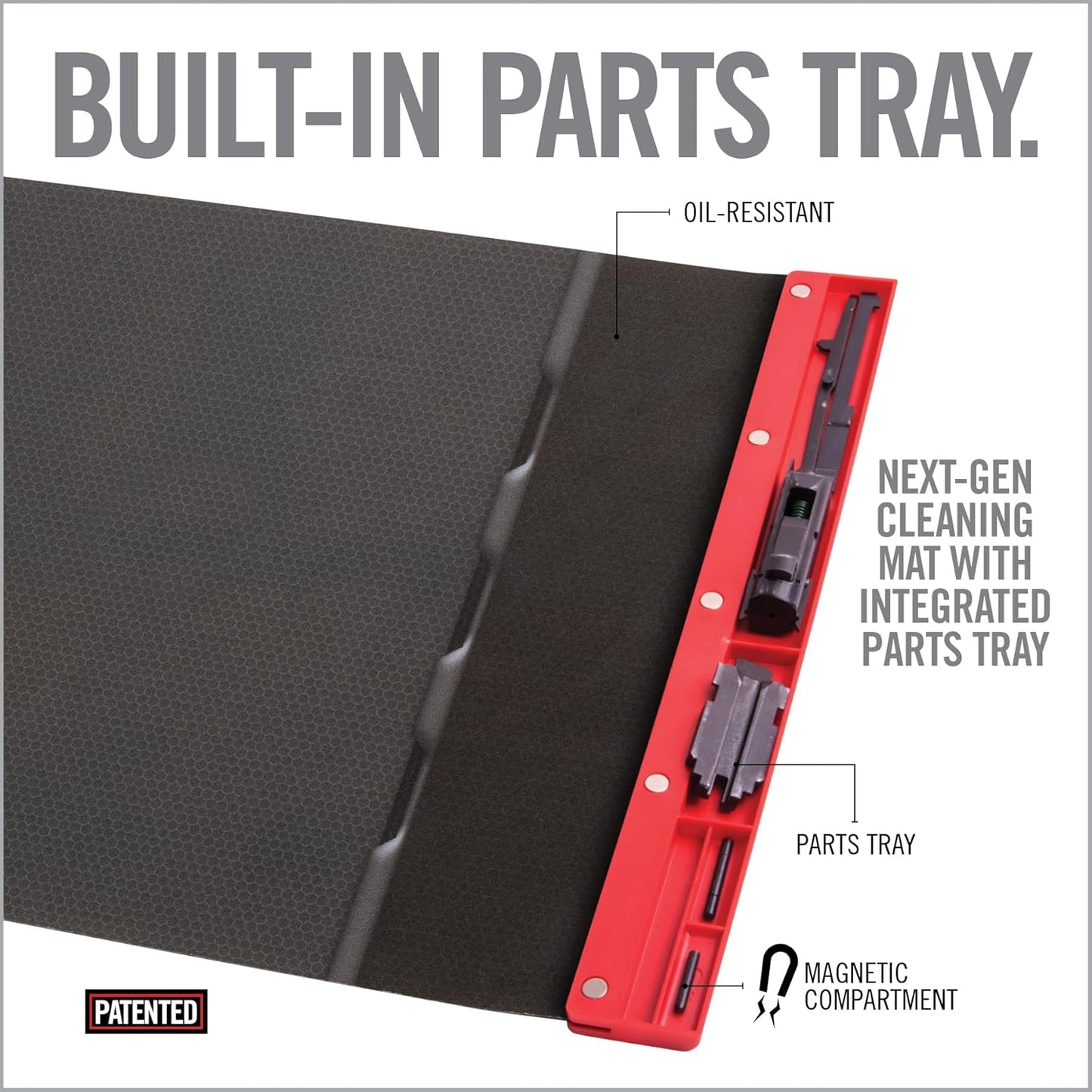 Real Avid Smart Mat Options - Choose 47.25”x19.5” XXL Mat or 43"x16" Universal Smart Gun Mat - Gun Oil Resistant, Non-Slip, Padded Rifle Cleaning Mat