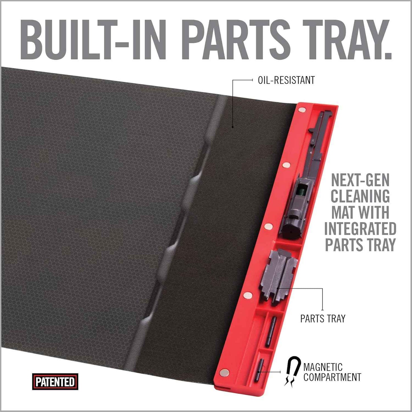 Real Avid Smart Gun Cleaning Mat - XXL 47.25”x19.5” or Universal 43"x16" - Non-Slip, Oil Resistant