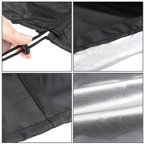 OwnMy Black Large Treadmill Dust Cover for Home Gym Running Machines, 79" L x 37" W x 59" H Indoor Outdoor Treadmill Cover, Waterproof Windproof Treadmills Dust Covers