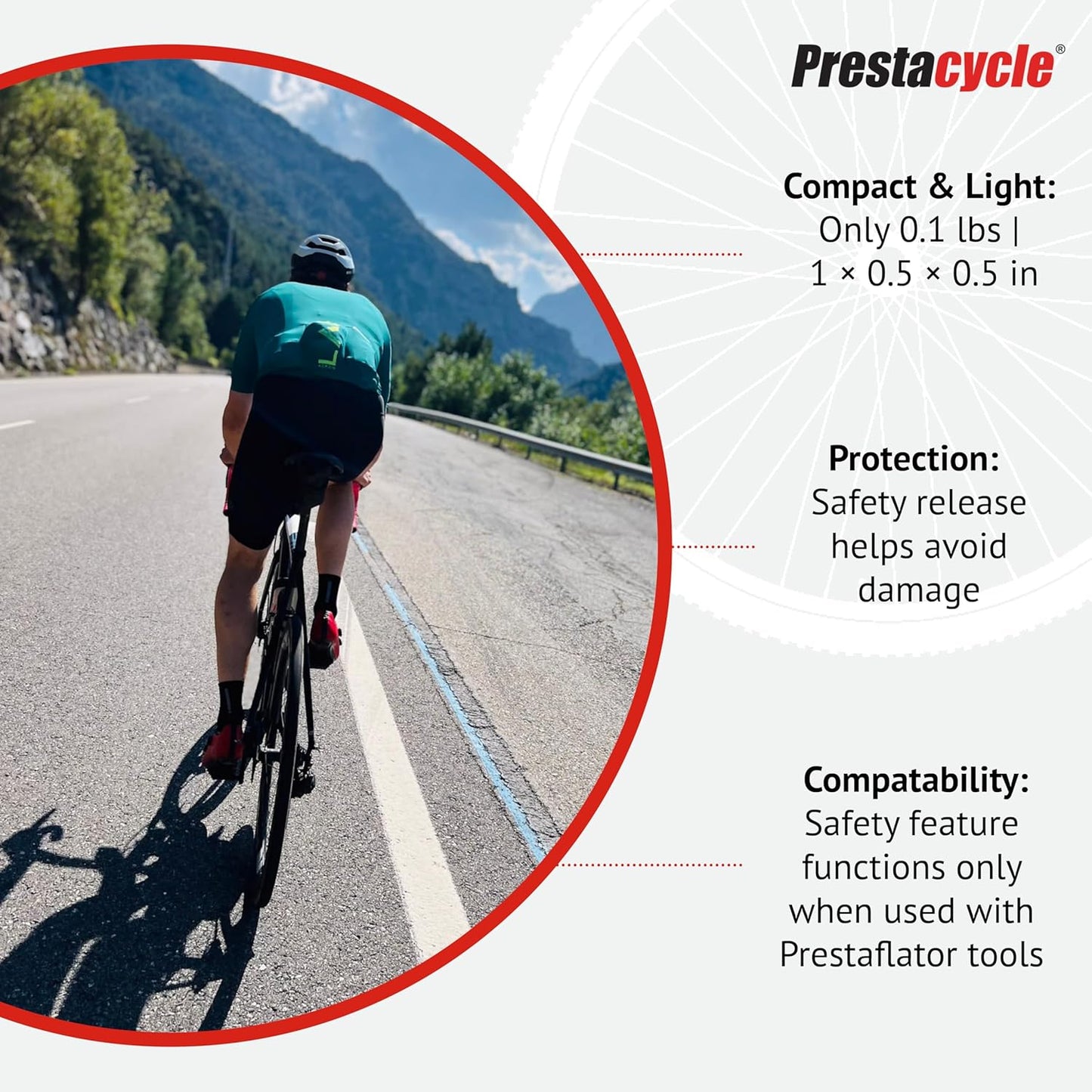 Prestacycle® Safety Blower Tip, Bike Pump Accessoires