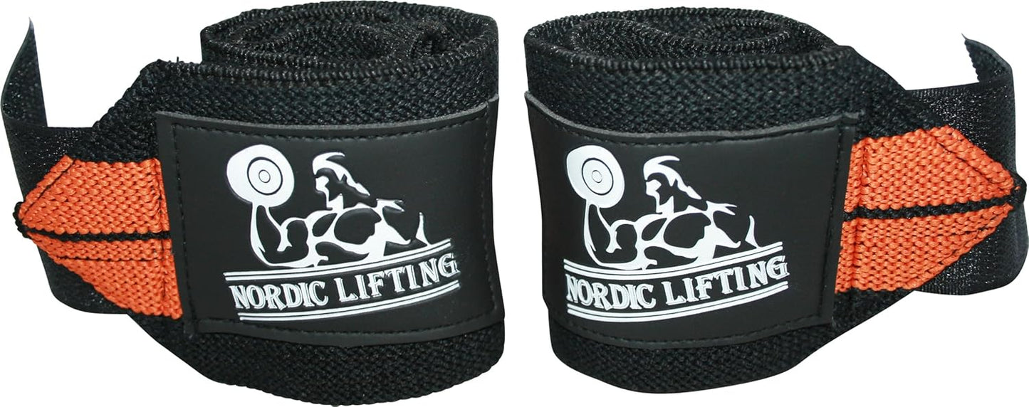 Wrist Wraps for Weightlifting & Powerlifting - Durable Support Straps with Thumb Loop (1 Pair) - Essential Gym Gear for Men & Women