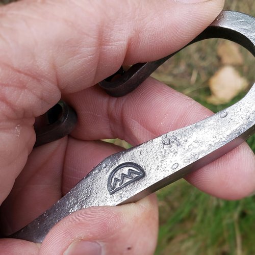 Coopers Bay Traditional Flint & Steel Striker - Forged High Carbon Steel - Primitive Bushcraft Firestarting Tool - Essential Piece for a Primitive Fire Making Kit
