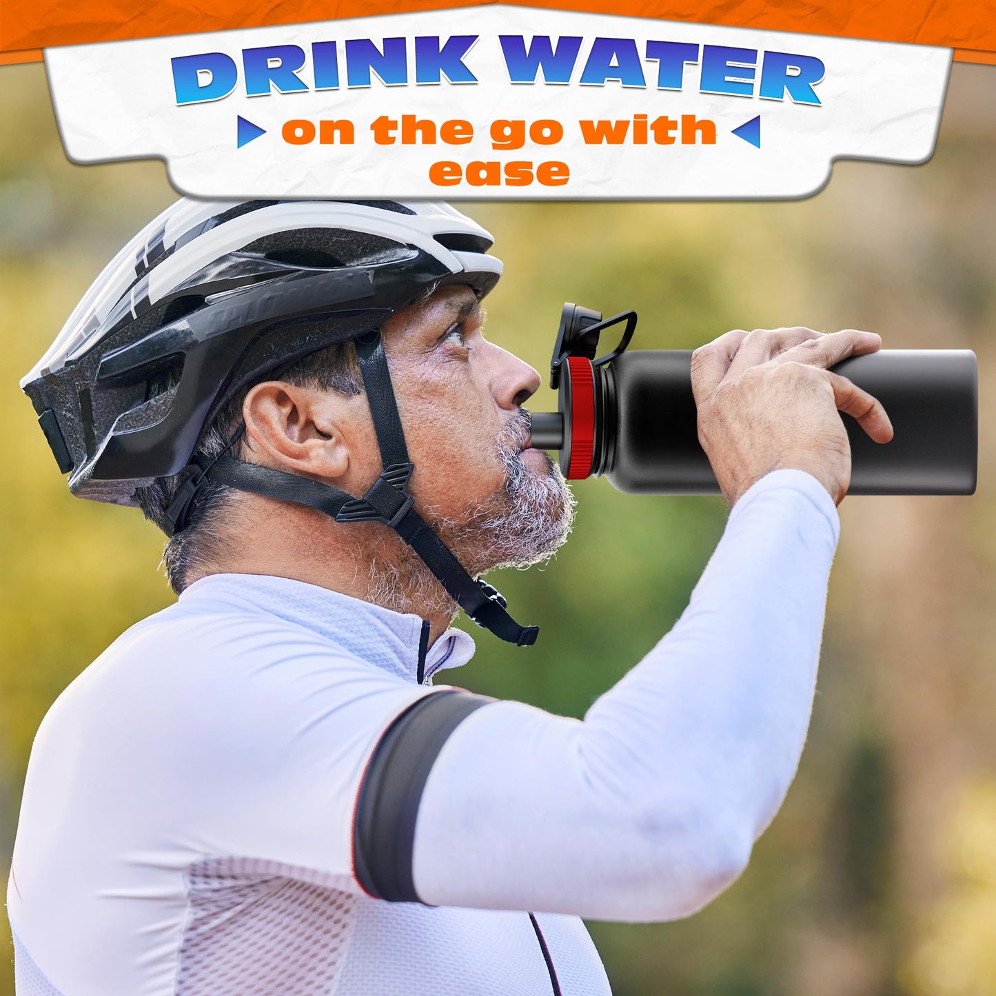 3 Pcs Thermoflask Lid Replacement – Hydro Flask Lid Replacement for Wide Mouth 12 oz, 14 oz, 18 oz, 32 oz, 40 oz, 64 oz – Leak-Proof, Comfortable Grip, Easy Use, and Durable Food-Grade Plastic