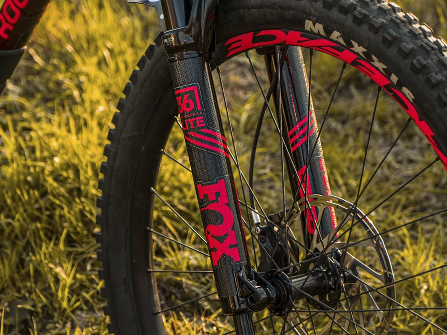 All Mountain Style AMS Honeycomb High Impact Fork Guard for Bike – Protects Fork of Your Bike from Scratches and dings