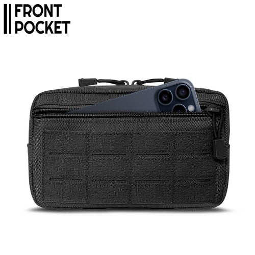 Tanzueji Tactical Molle Admin Pouch | Utility EDC Tool Pouch Bag | Backpack Strap Pouch | Battle Belt Accessories Pouch for Chest Vest Waist Gear