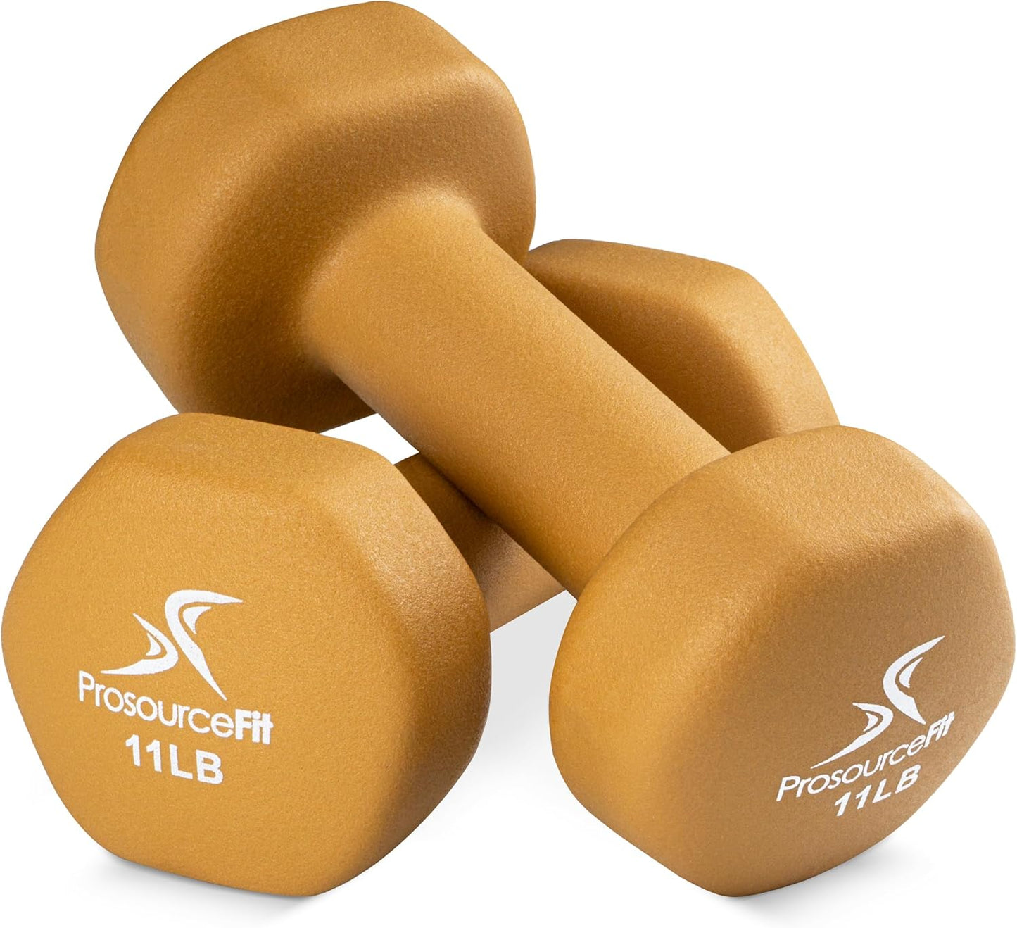 ProsourceFit Neoprene Dumbbell Coated for Non-Slip Grip, 10 lb