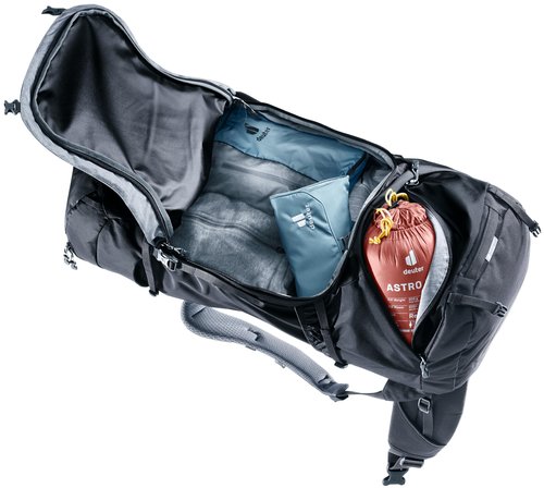 deuter Voyager 65+10 Travel Backpack, black