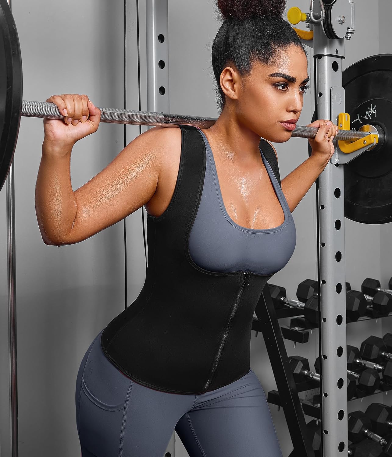 GAODI Womens' Sauna Suit Workout Sweat Body Shaper