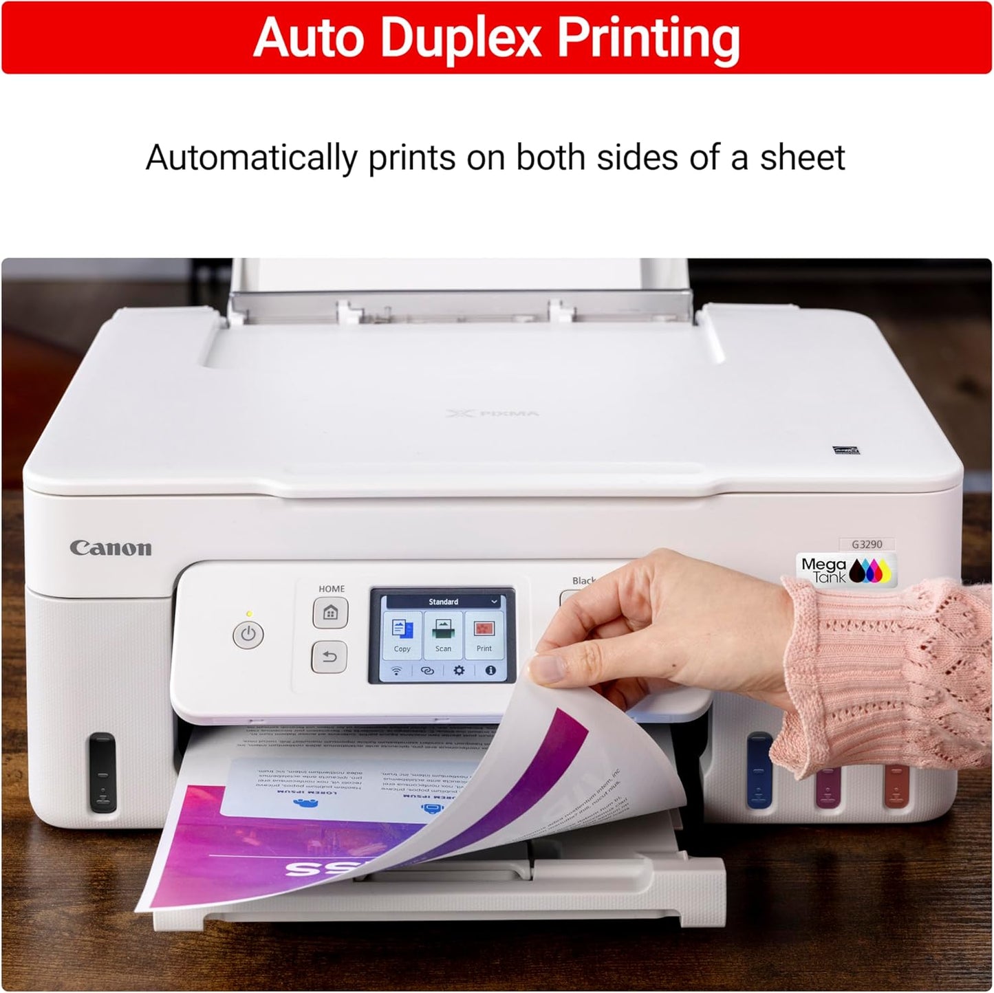 Canon MegaTank G3270 All-in-One Wireless Inkjet Printer. for Home Use, Print, Scan and Copy