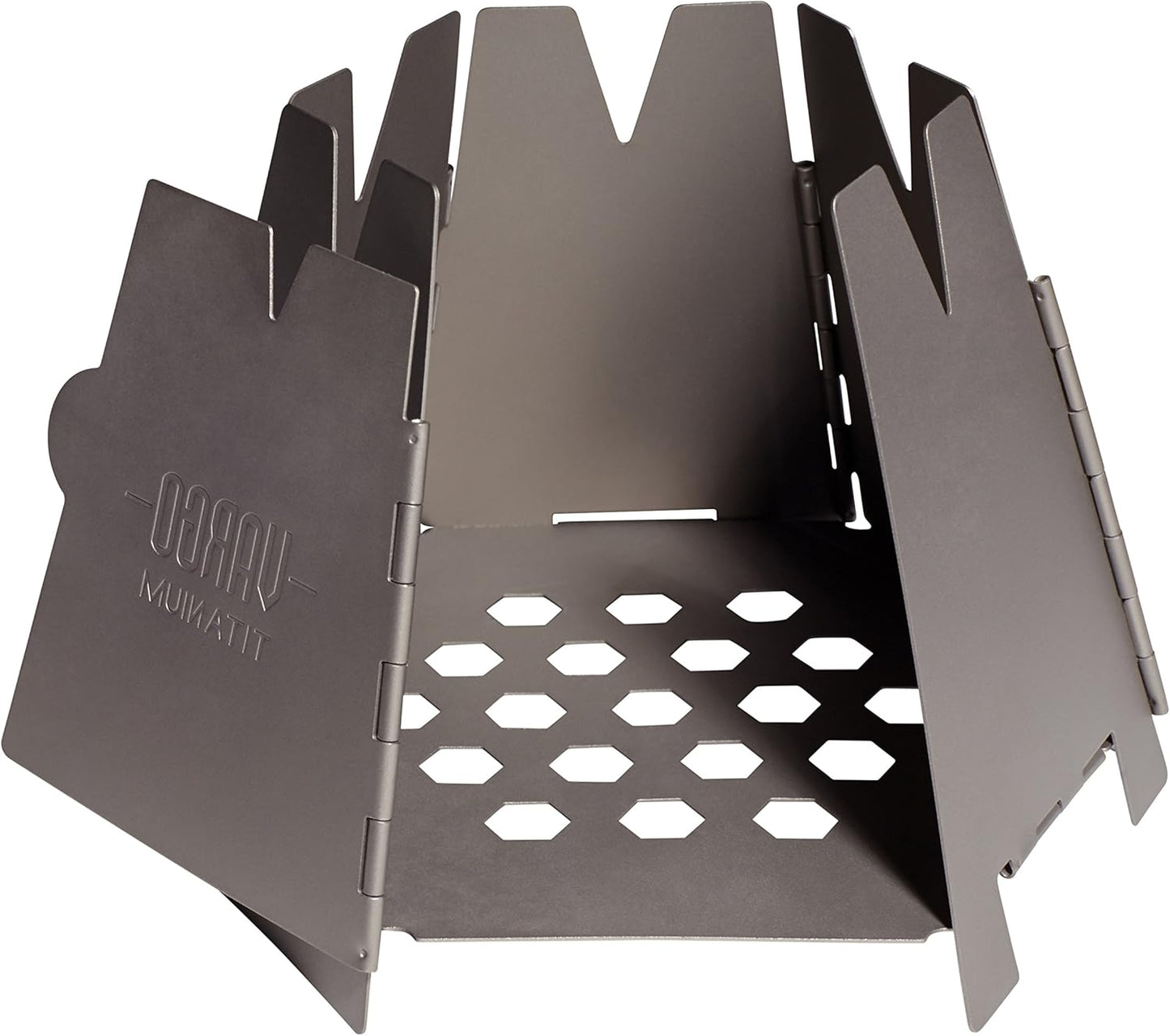 Vargo Hexagon Backpacking Wood Stove - Stainless Steel Camping Stove for Outdoor Cooking and Survival