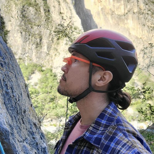 TWO STONES Belay Gasses | Climbing Glasses | Belay Glasses for Rock Climbing (Orange)