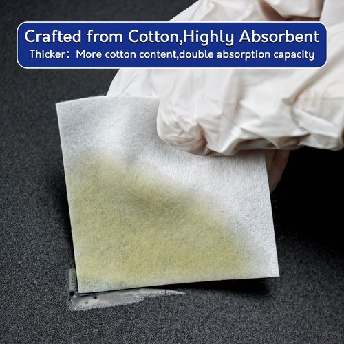 Highly Absorbent Gun Cleaning Patches for Firearms, 2" Gun Cleaning Cloths Lint Free for 5.56-9mm/.38-.45 Cal,900 PCS Thick Gun Patches in Storage Box, Fit for Most Caliber Gun Cleaning Supplies