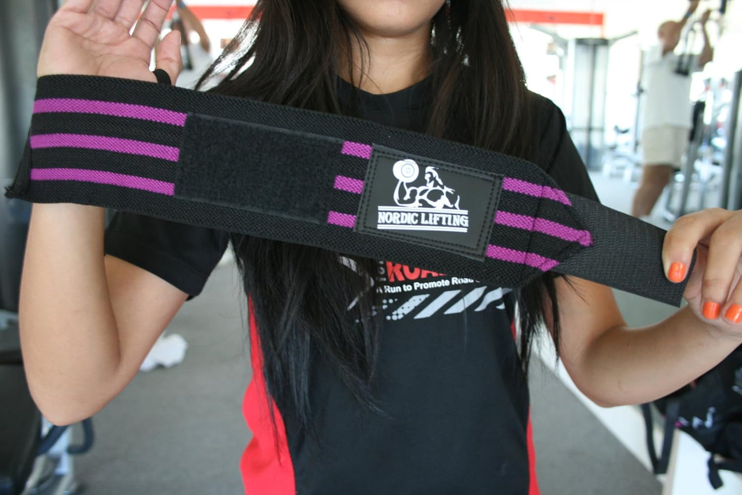 Wrist Wraps for Weightlifting & Powerlifting - Durable Support Straps with Thumb Loop (1 Pair) - Essential Gym Gear for Men & Women