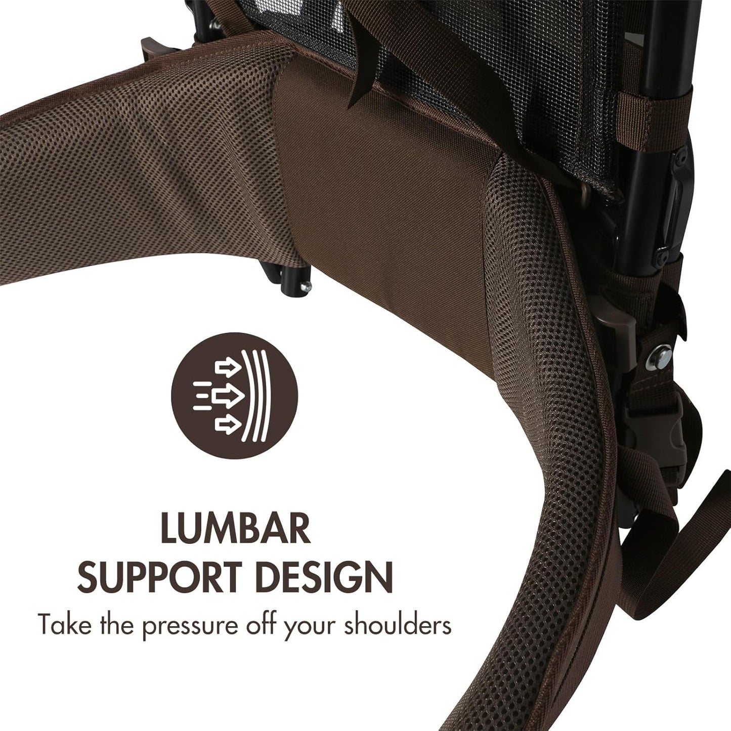 Timber Ridge TR External Aluminum Adjustable Pack Frame,