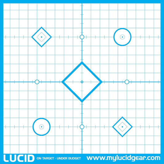 Precision Paper Target by LUCID Optics - High-Accuracy Shooting Target