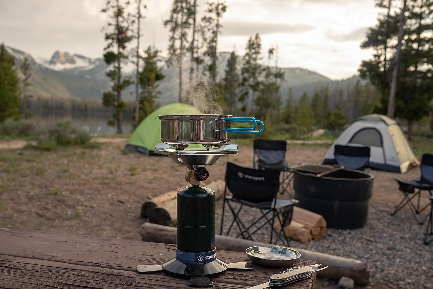 Stansport Single Burner Outdoor Portable Camping Stove