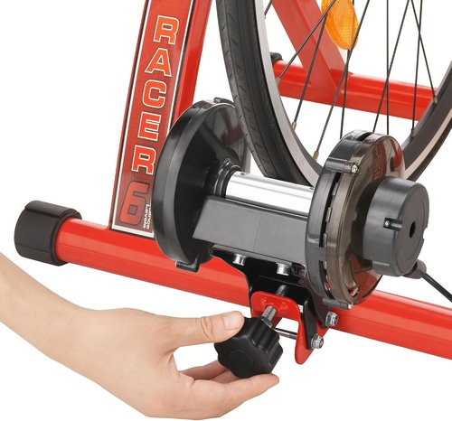 Max Racer 7 Levels of with Smooth Magnetic Resistance Bicycle Trainer Allows You to Work Out with Your Bike
