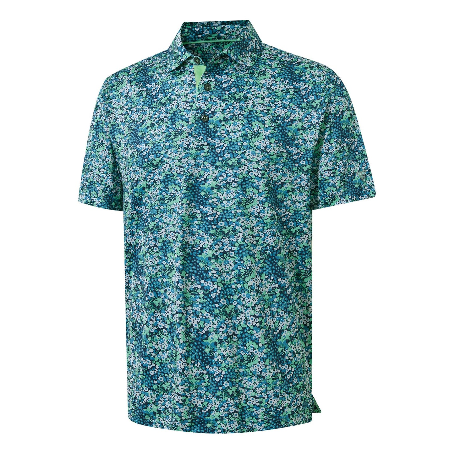 M MAELREG Golf Shirts for Men Dry Fit Print Patterns Performance Moisture Wicking Mens Polo Shirts Short Sleeve
